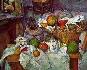 Paul Cezanne Vessels, Basket and Fruit China oil painting reproduction